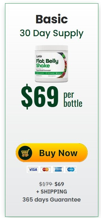 Lanta Shake 1 Bottle - Burn Belly Fat Fast