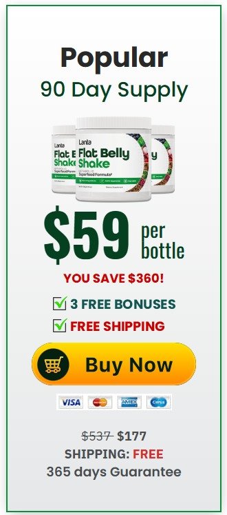 Lanta Shake 3 Bottles – Boost Metabolism & Weight Loss